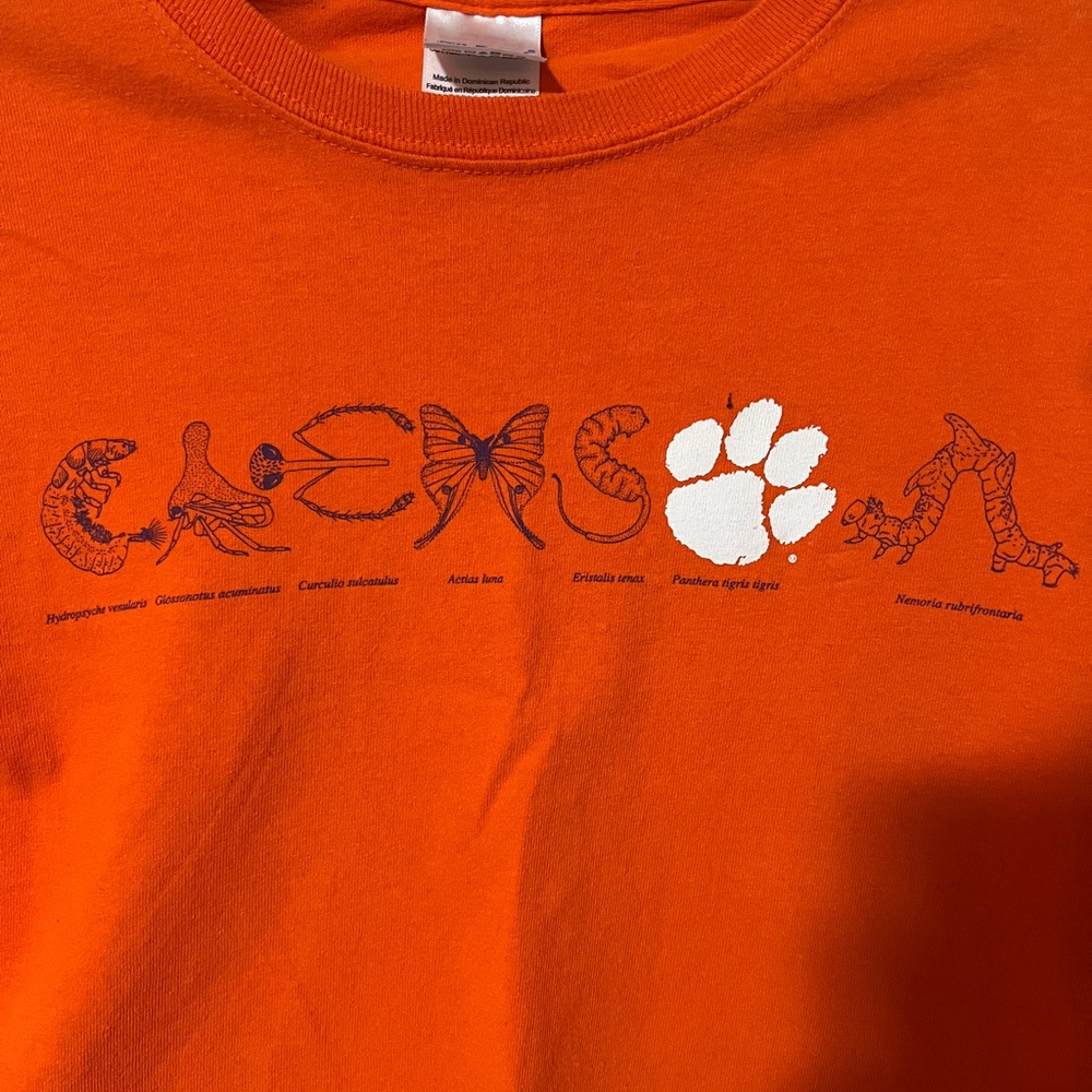 Clemson Tee with Bug Design - Picture 2 of 5